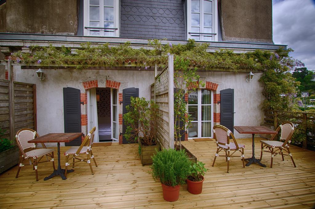 Hotel De Charme Les Mimosas Pont-Aven Zimmer foto